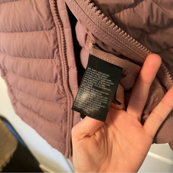 North Face Stretch Down Parka Mauve - Picture 8 of 11